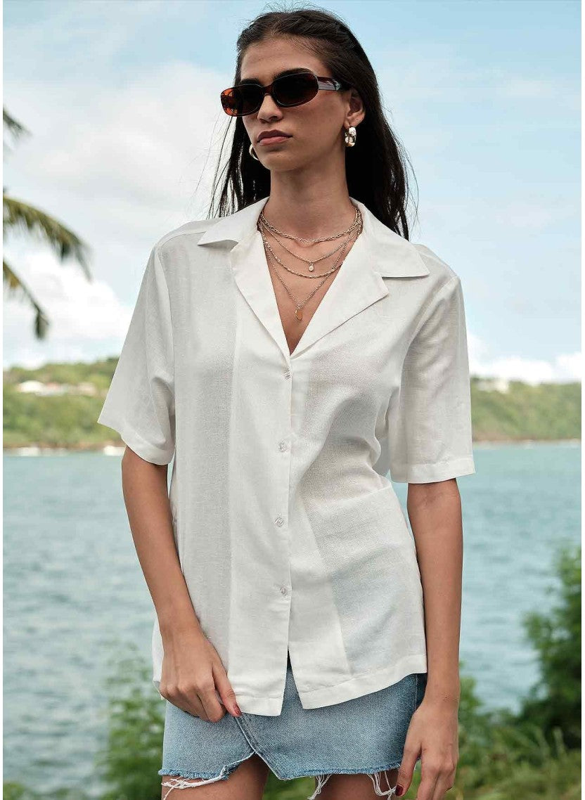 RESORT SHIRT : VANILLA