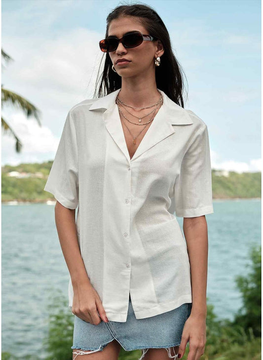 RESORT SHIRT : VANILLA